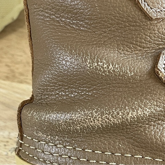 Sorel Manitou Wool Black Tan Insulated Lined Rubber Winter Snow Boots Size 8 - Picture 13 of 13